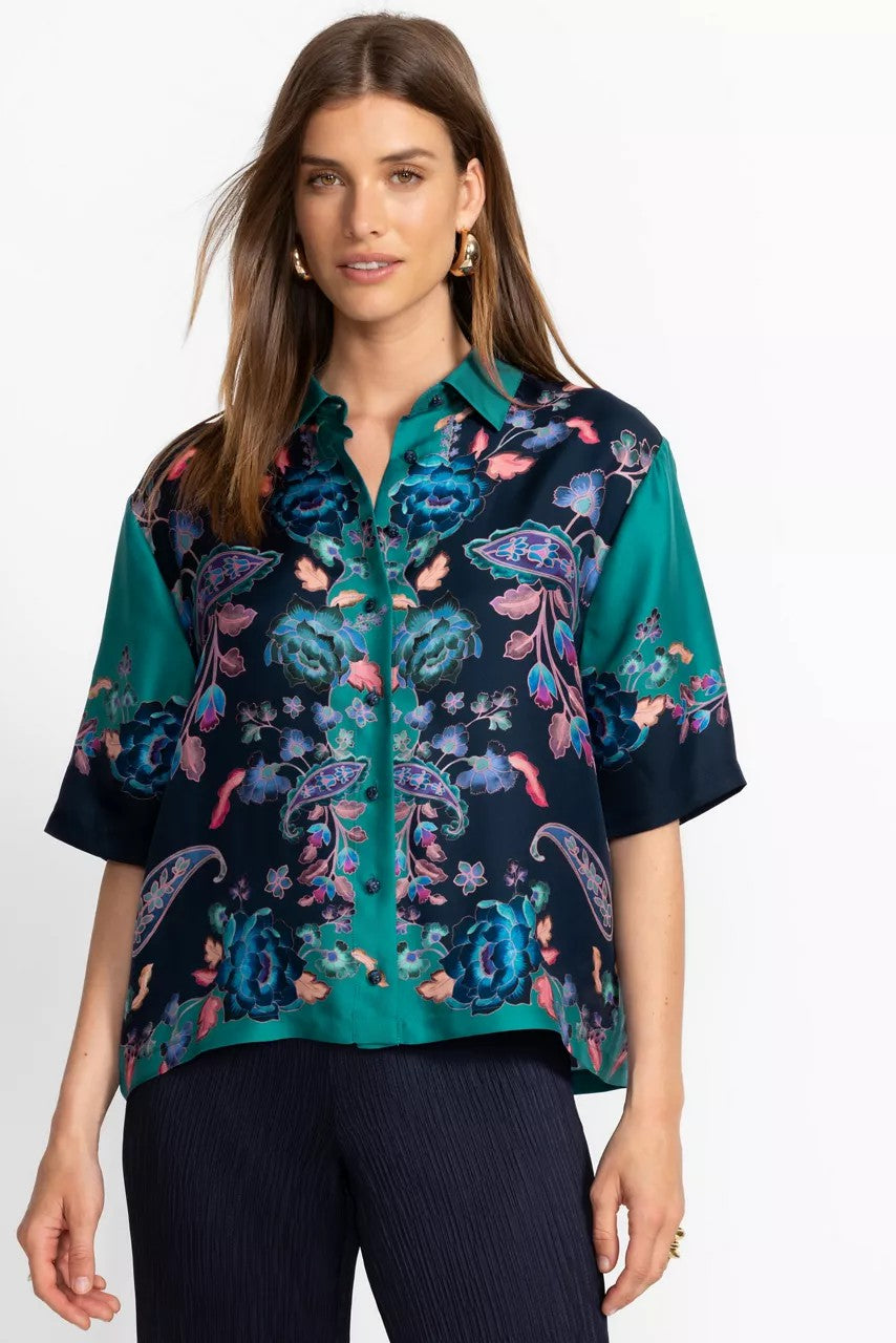 Johnny Was CLAUDINE BUTTON DOWN SHIRT
