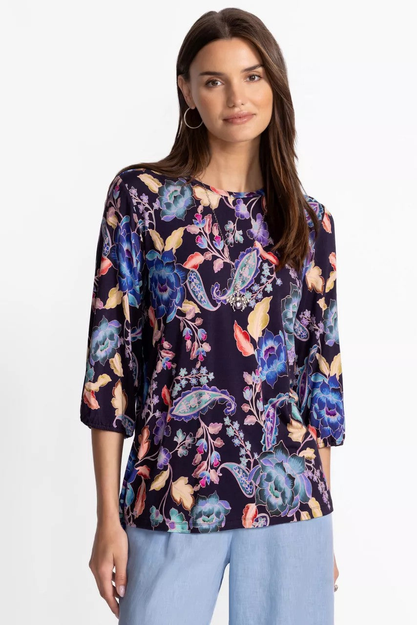Johnny Was THE JANIE FAVORITE PUFF SLEEVE TOP