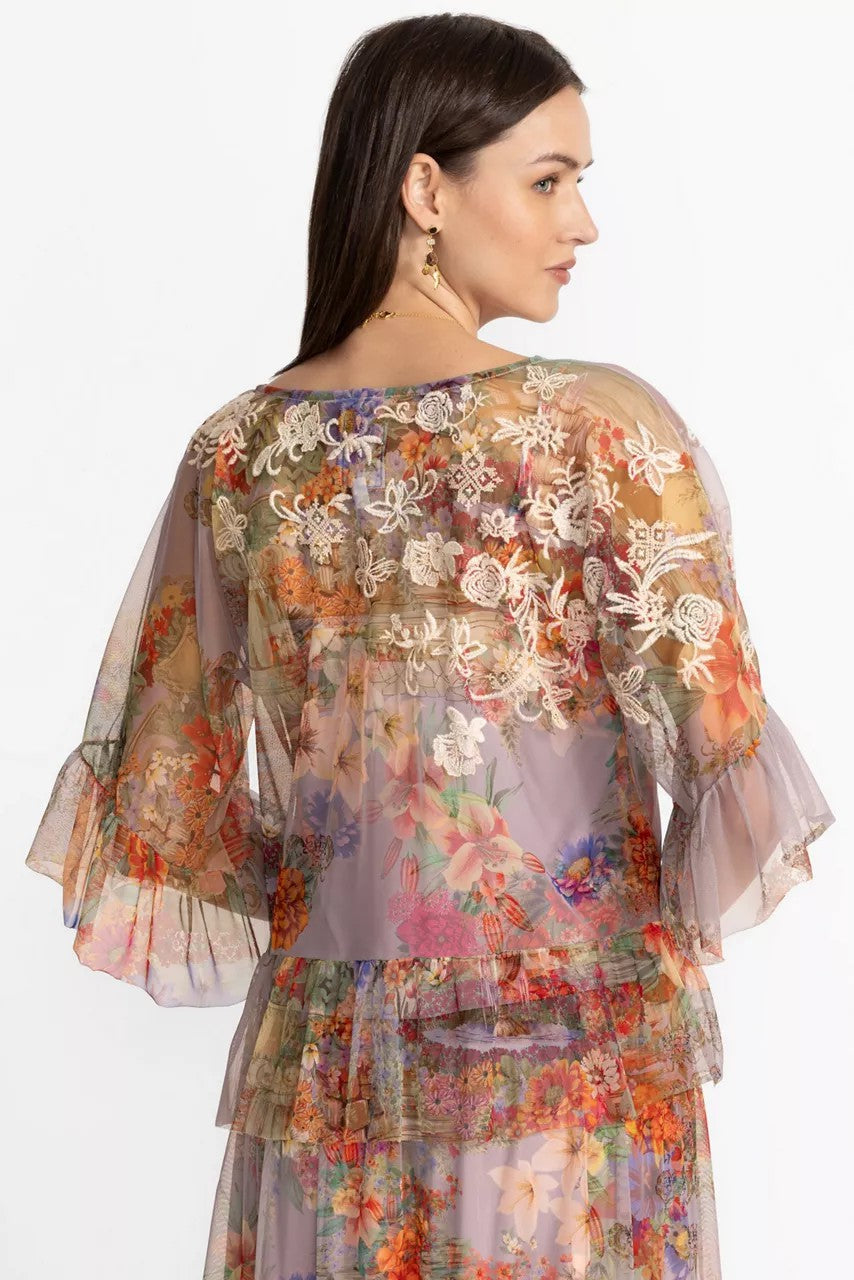 Johnny Was MAE MESH TOP