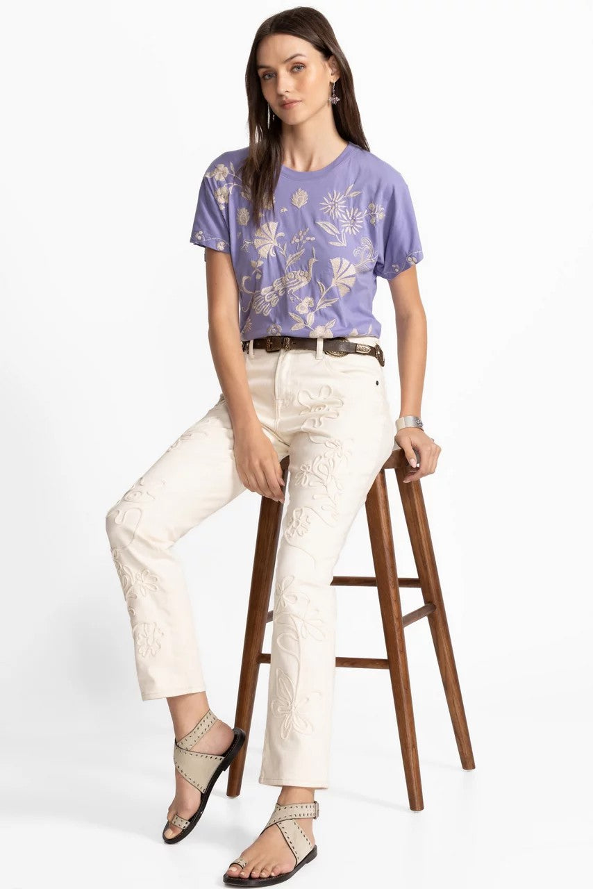 Johnny Was SIDE SLIT DOLMAN TEE