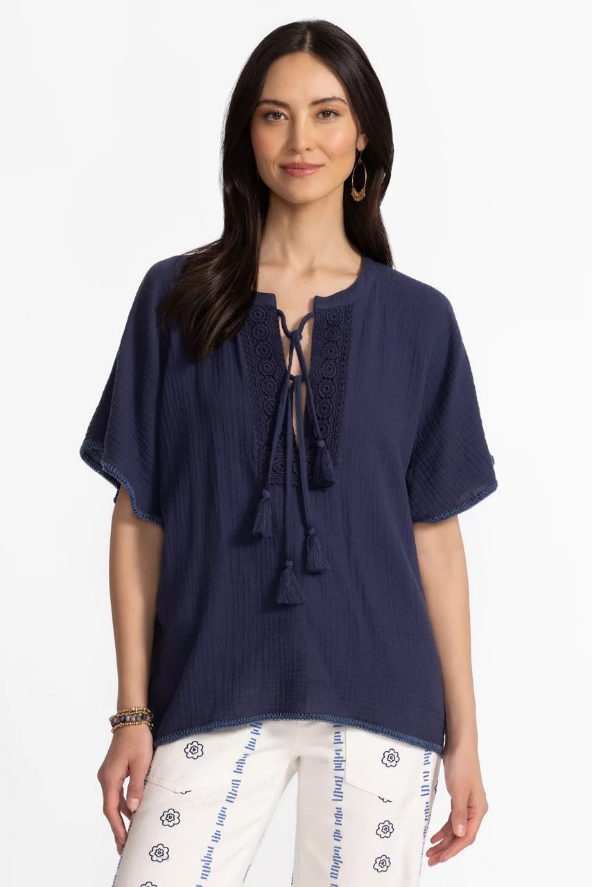 Johnny Was RAGLAN PONCHO TOP