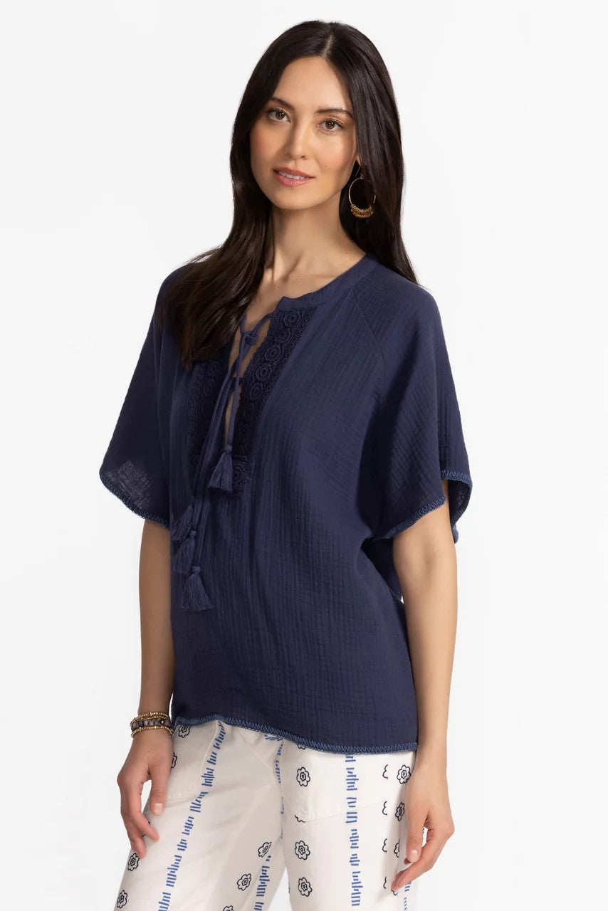 Johnny Was RAGLAN PONCHO TOP