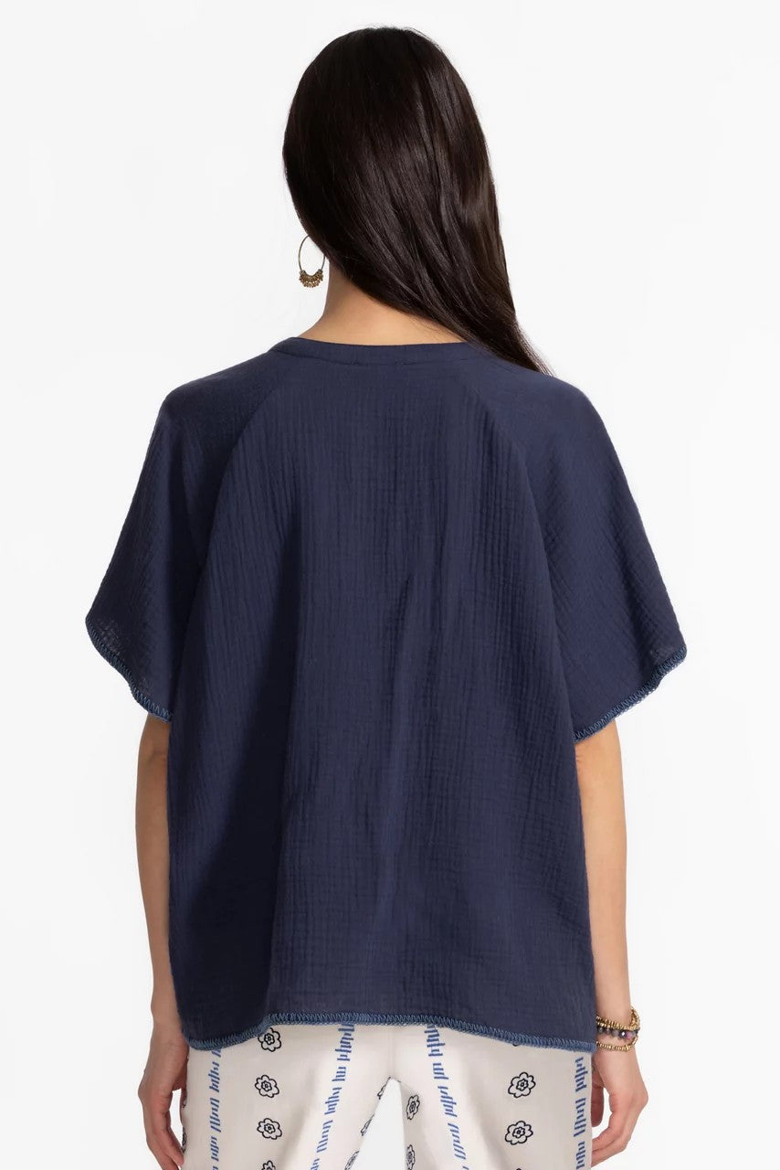 Johnny Was RAGLAN PONCHO TOP