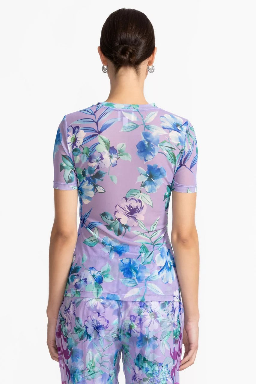 Johnny Was ELEANOR SHORT SLEEVE MESH TEE