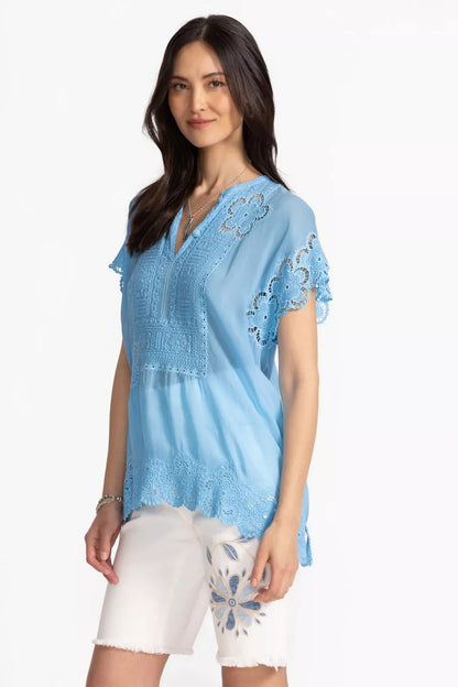 Johnny Was PARADE EMBROIDRED TUNIC