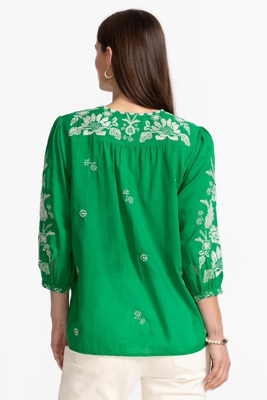 Johnny Was 3/4 SLEEVE PRAIRIE BLOUSE