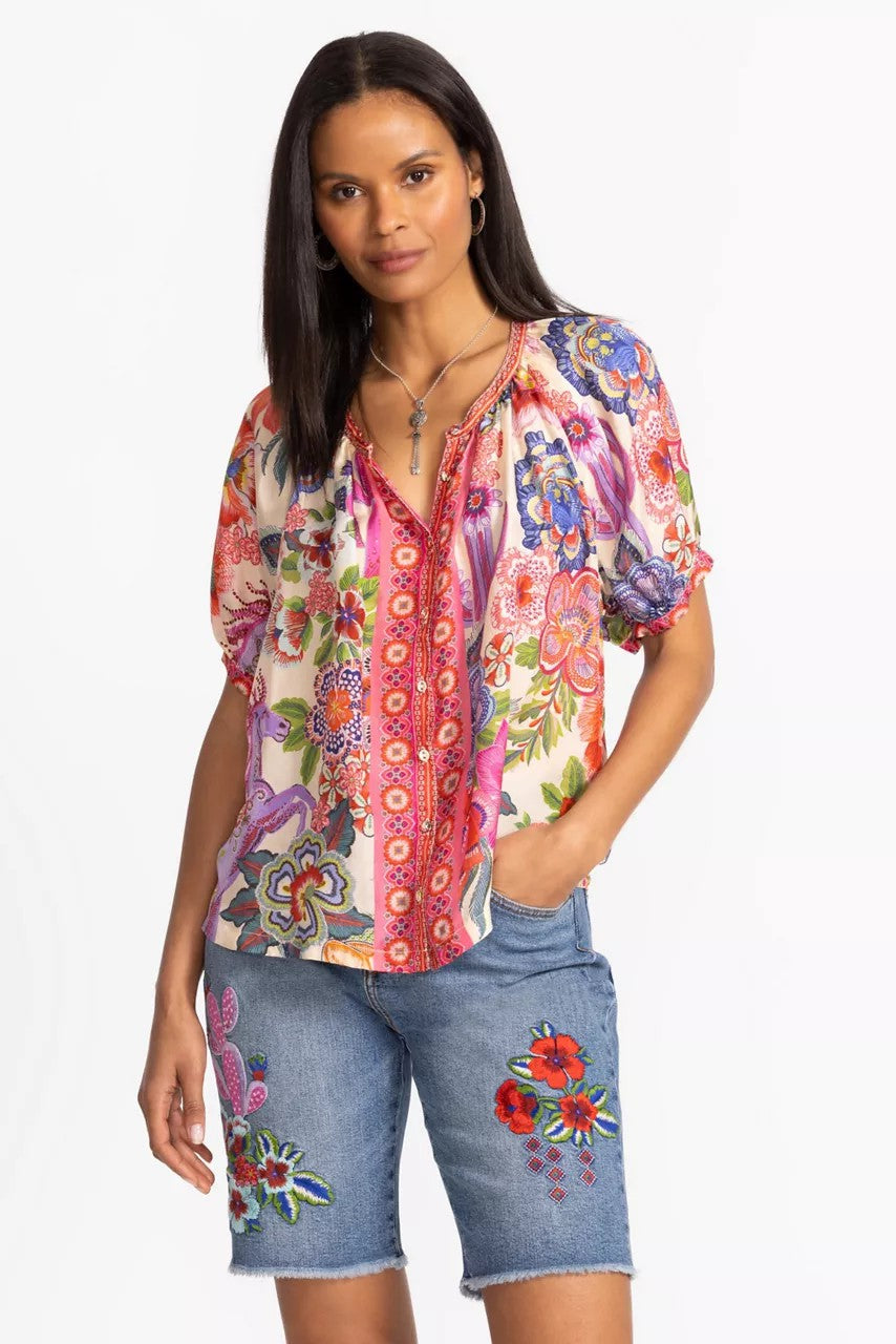Johnny Was AVAH BUTTON DOWN SHIRT