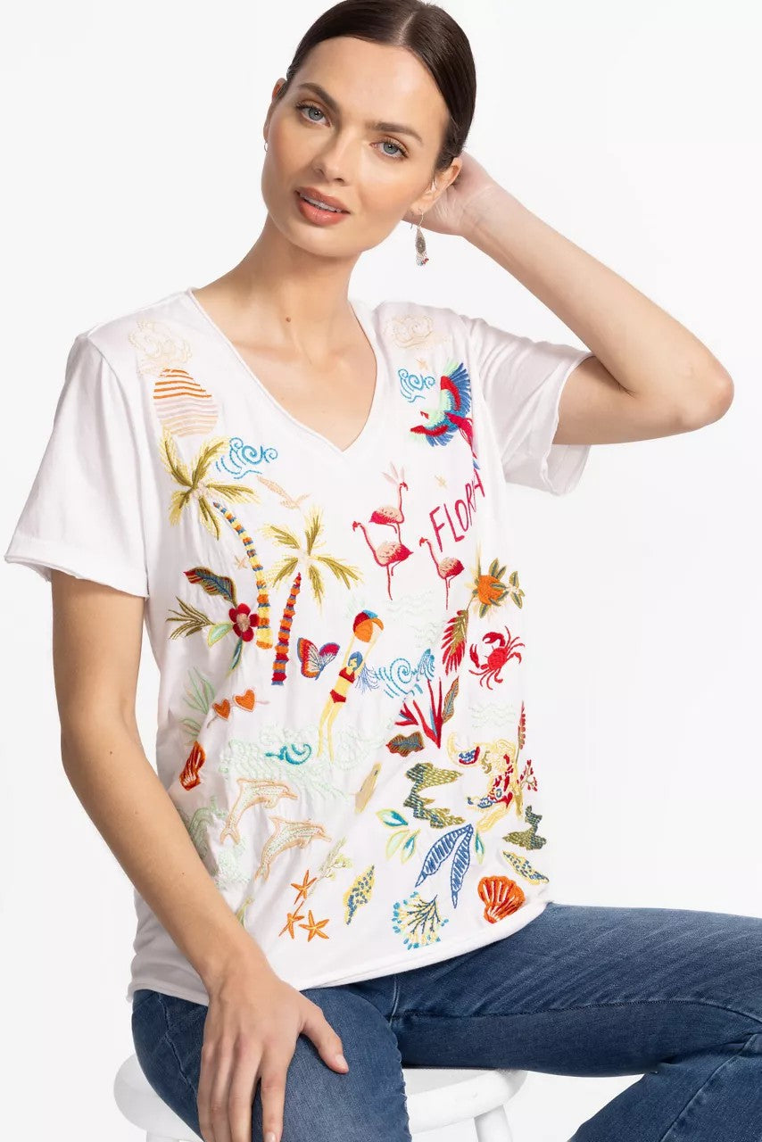 Johnny Was FLORIDA EVERYDAY TEE