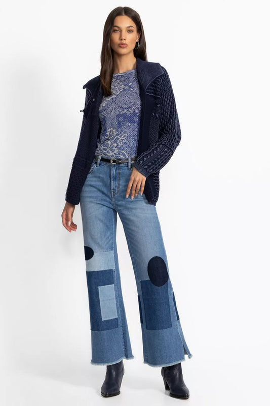Johnny Was THE PATCHED STRAIGHT FLARE JEAN
