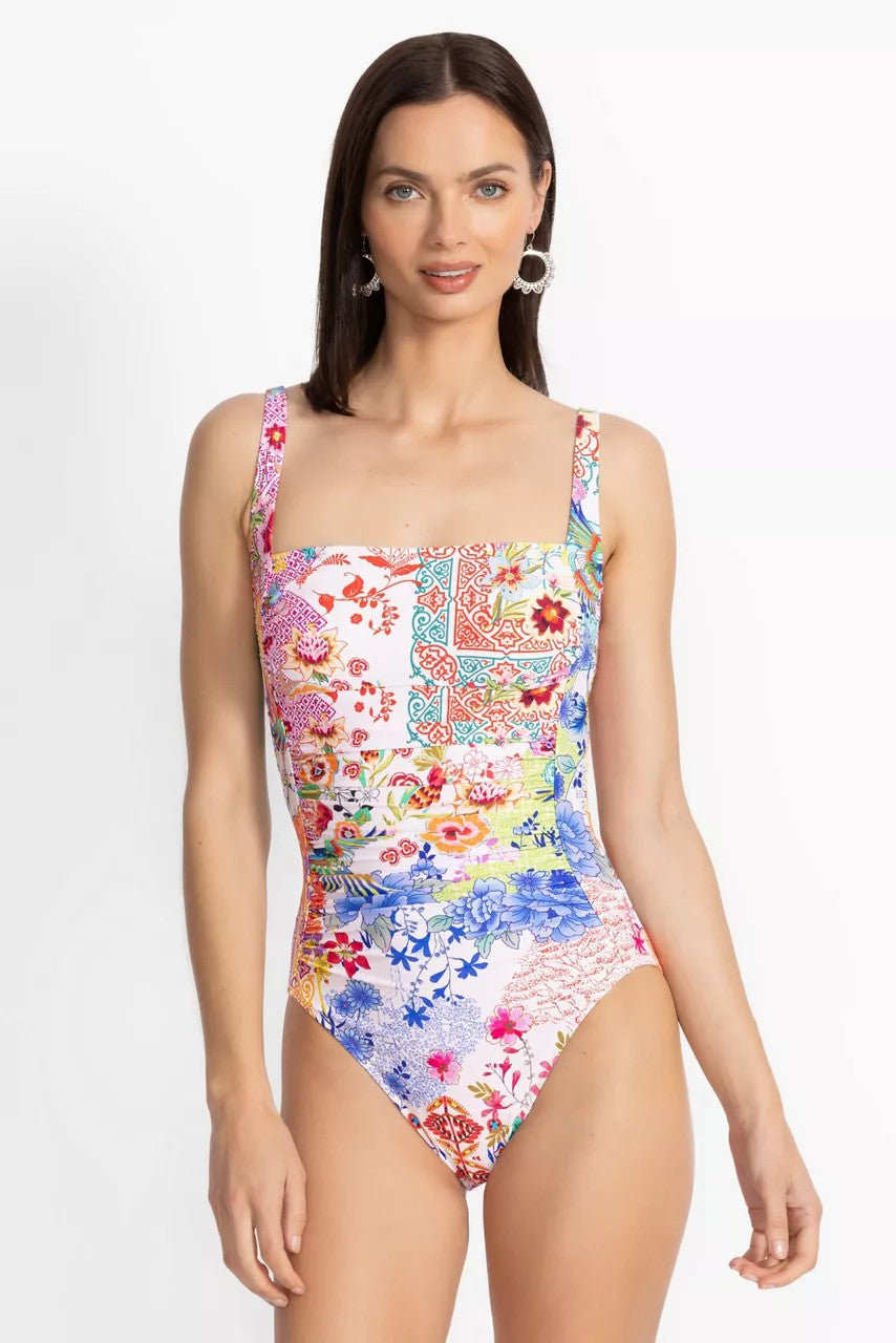 Johnny Was MARILYN RUCHED ONE PIECE