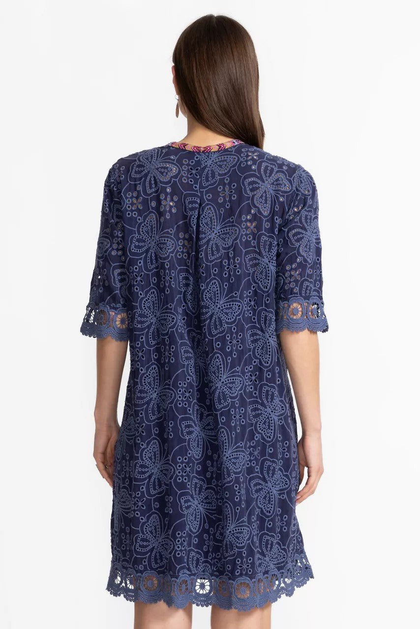Johnny Was MALFI MANDARIN COLLAR DRESS