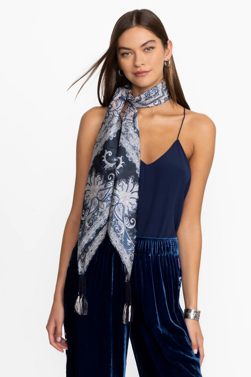 Johnny Was ROMAN PAISEY SILK SCARF