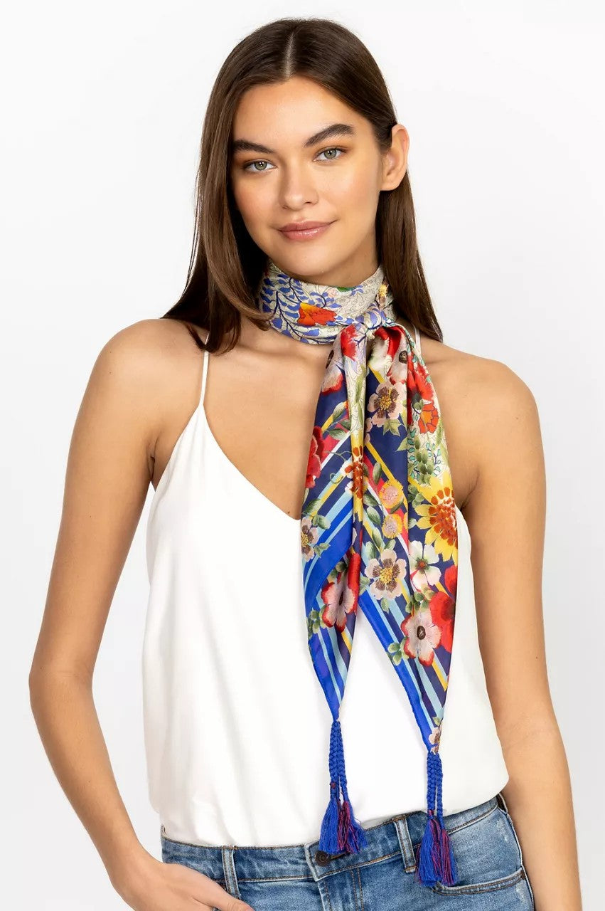 Johnny Was Wild Flower Scarf