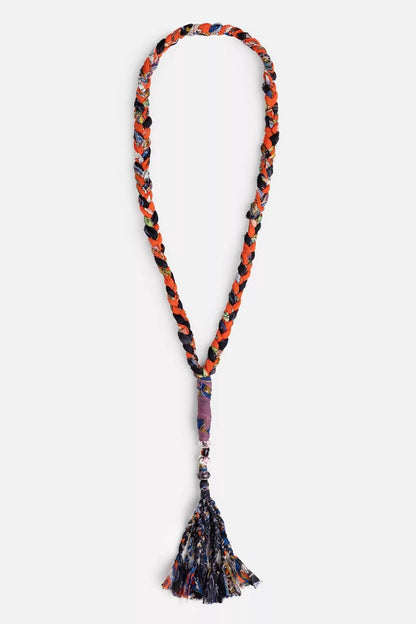 Johnny Was BRAIDED CRYSTAL NECKLACE