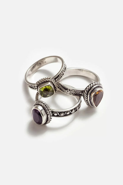 Johnny Was PERFECT PRISM STACKABLE RING SET