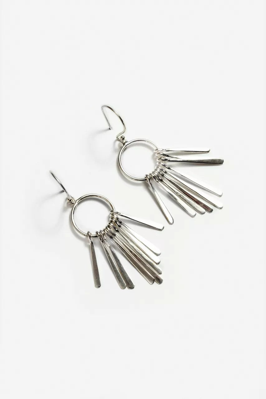 Johnny Was FEATHER CASCADE EARRINGS