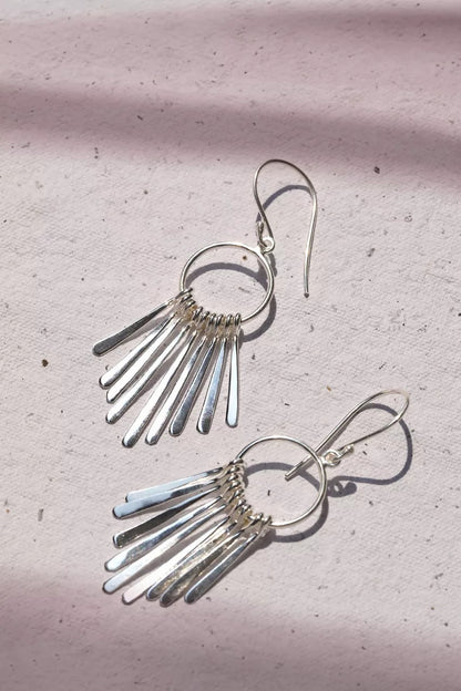 Johnny Was FEATHER CASCADE EARRINGS