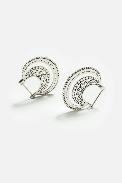 Johnny Was AMAZING CURVE HOOP EARRINGS