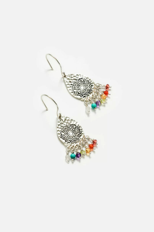 Johnny Was CHAKRA DROP DANGLE EARRINGS
