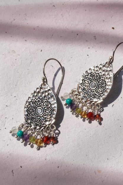 Johnny Was CHAKRA DROP DANGLE EARRINGS