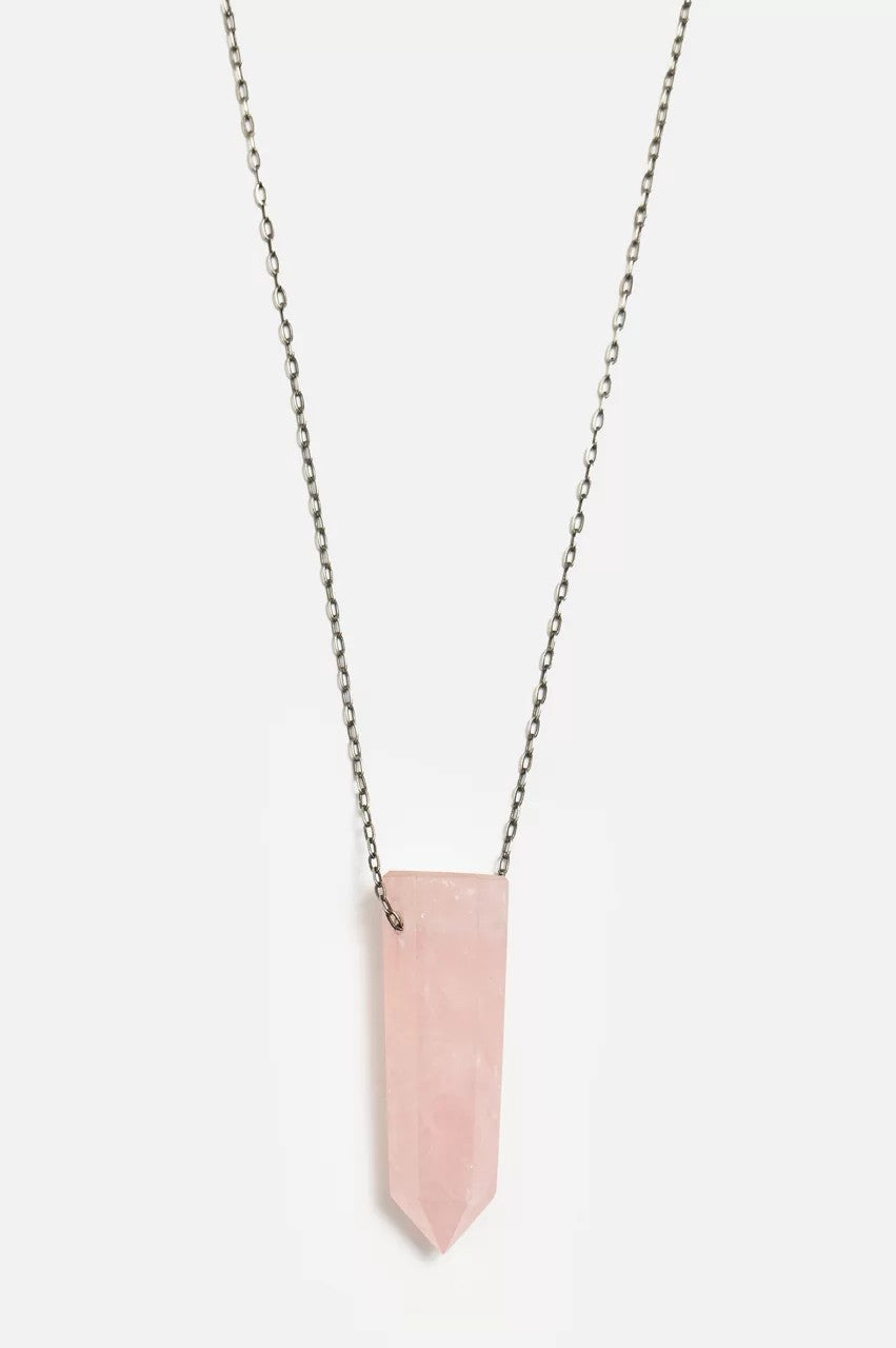 Johnny Was Joseph Brooks Rose Quartz Necklace