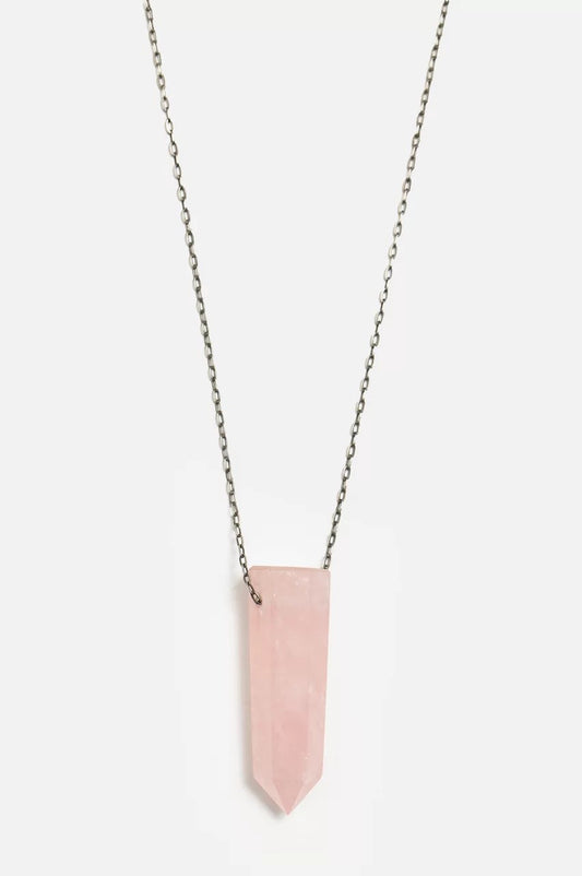 Johnny Was Joseph Brooks Rose Quartz Necklace