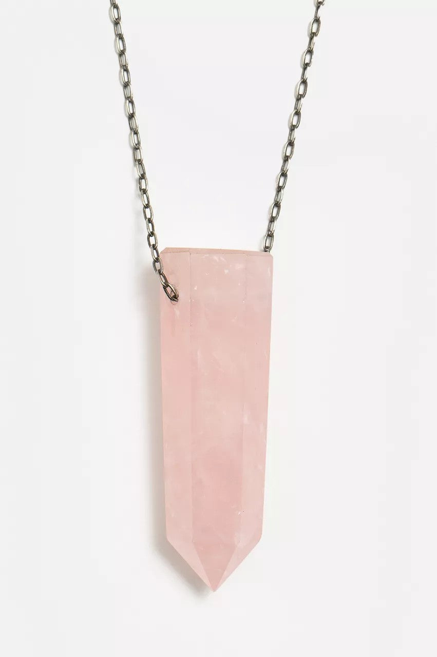 Johnny Was Joseph Brooks Rose Quartz Necklace