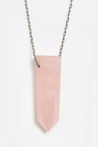 Johnny Was Joseph Brooks Rose Quartz Necklace