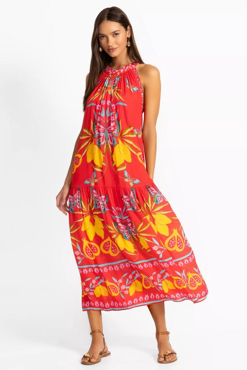 Johnny Was RUTHIE TEA LENGTH DRESS