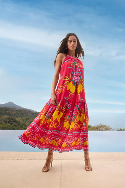 Johnny Was RUTHIE TEA LENGTH DRESS