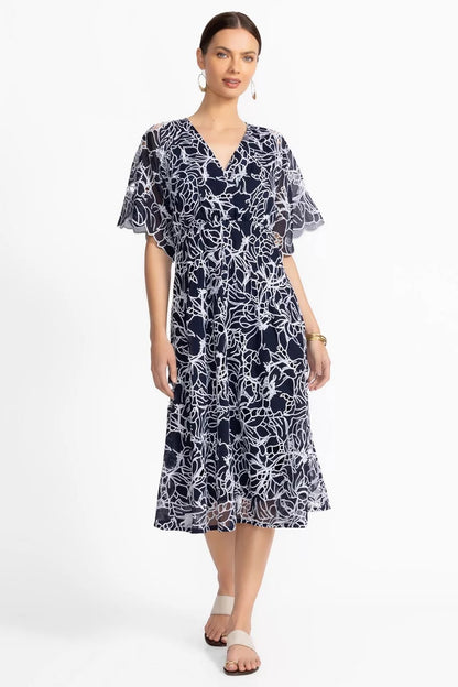 Johnny Was EYELET BLOOM DRESS