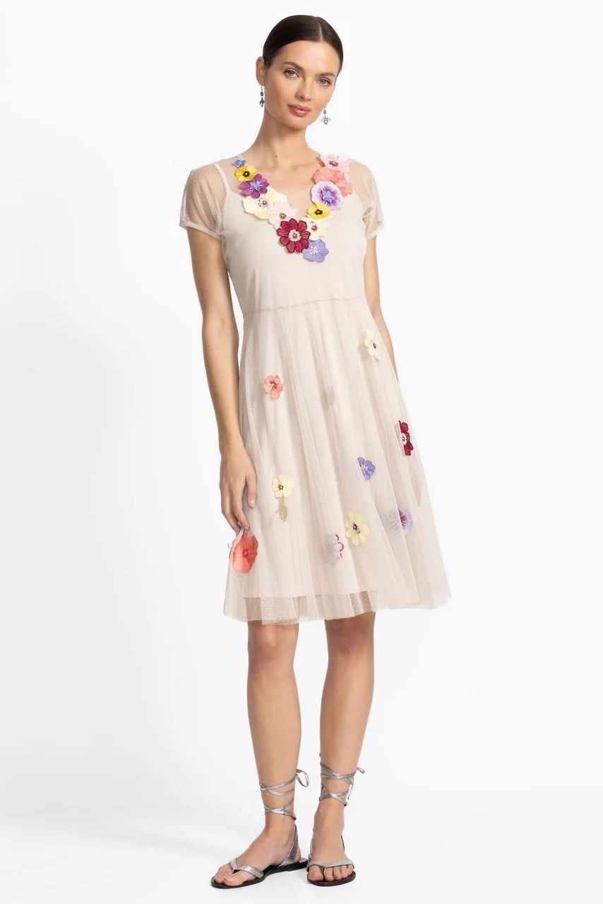 Johnny Was MARSHA DOT MESH DRESS