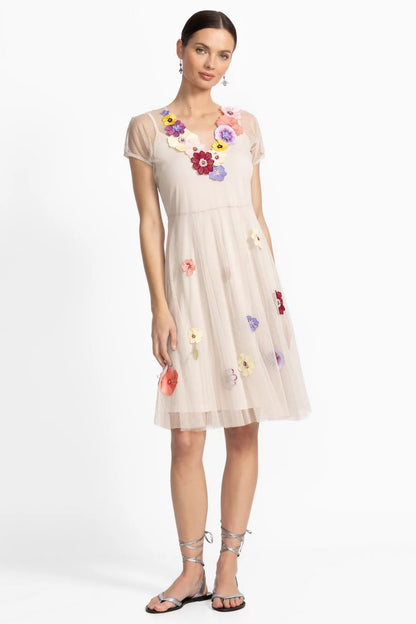 Johnny Was MARSHA DOT MESH DRESS