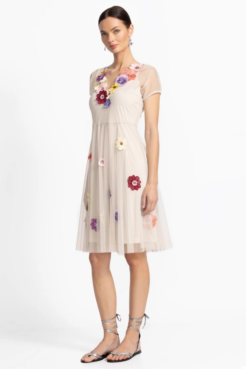 Johnny Was MARSHA DOT MESH DRESS