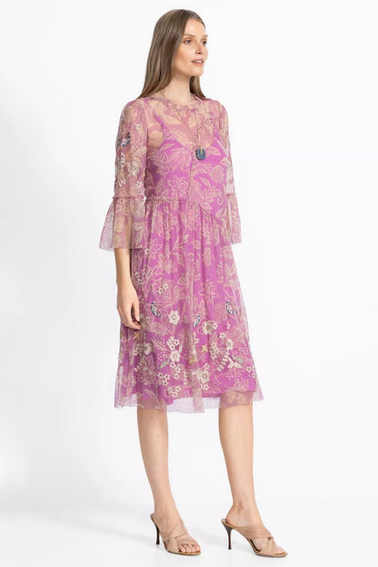 Johnny Was MAZZY ARCHING RUFFLES DRESS