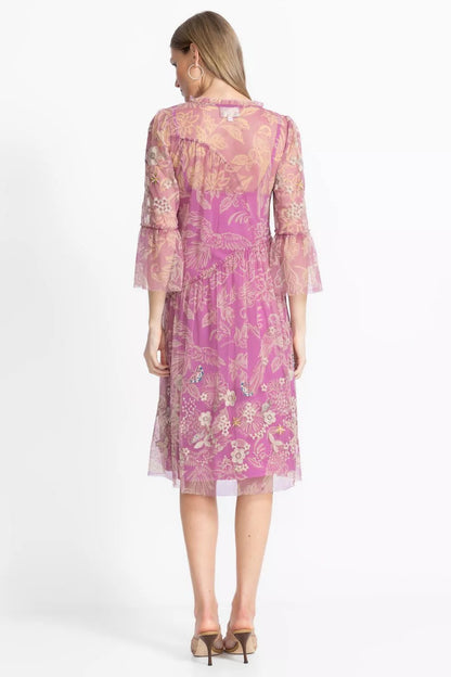 Johnny Was MAZZY ARCHING RUFFLES DRESS