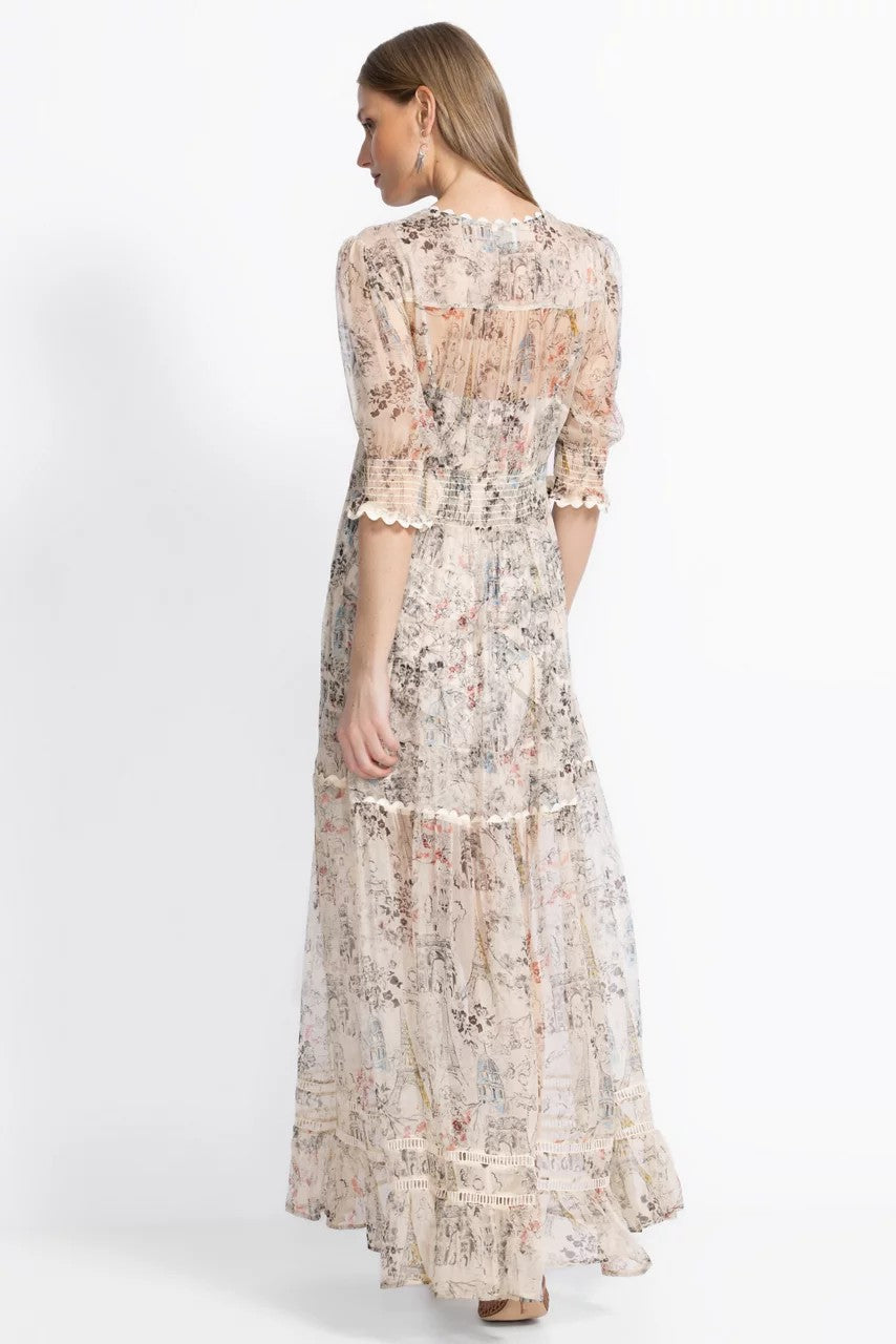 Johnny Was JULIA TIERED MAXI DRESS