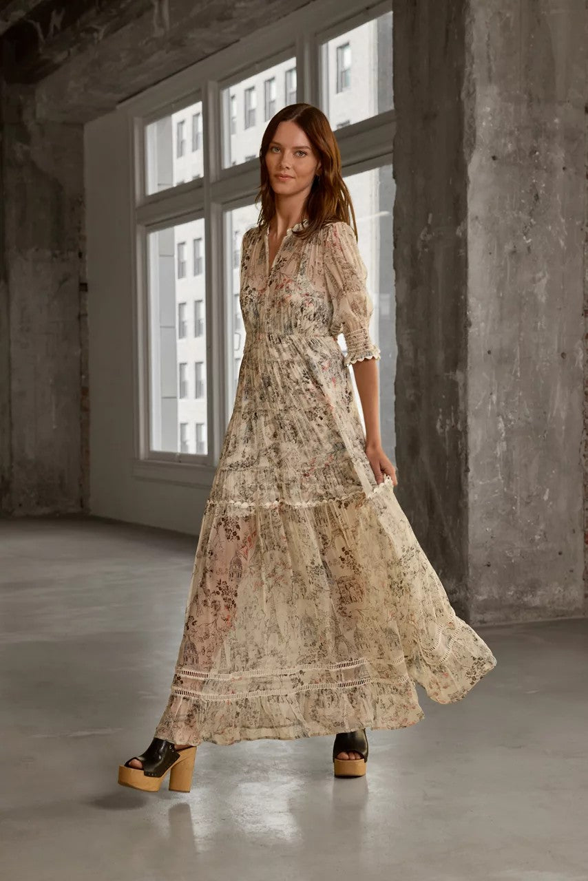 Johnny Was JULIA TIERED MAXI DRESS