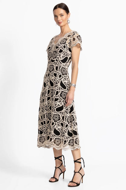 Johnny Was ADALINE SCALLOPED DRESS