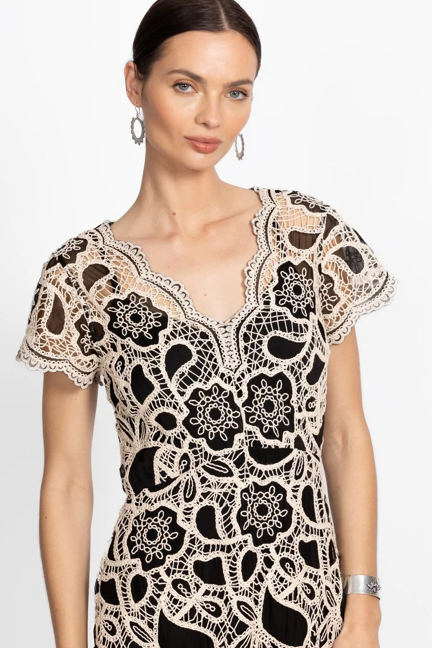Johnny Was ADALINE SCALLOPED DRESS