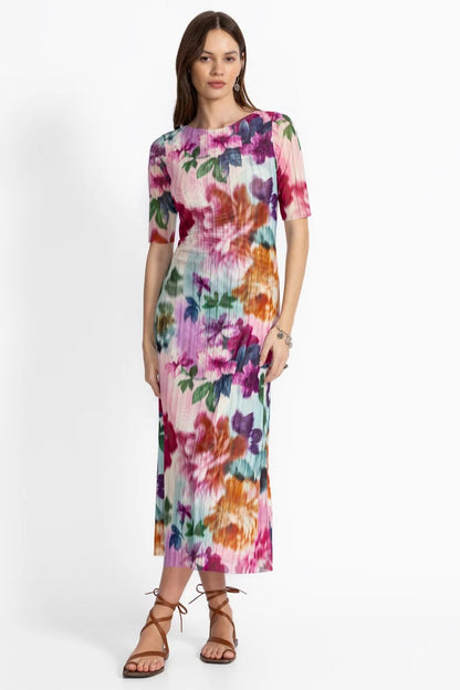 Johnny Was ASTRID MESH MIDI DRESS