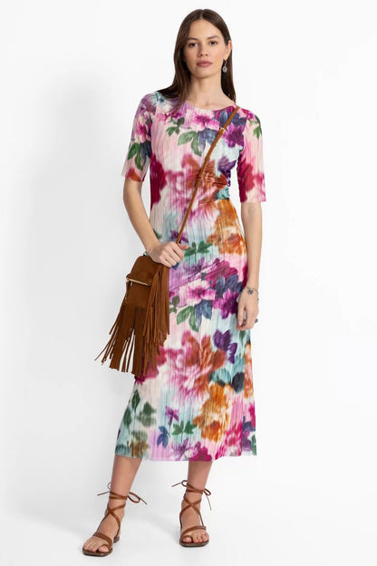 Johnny Was ASTRID MESH MIDI DRESS