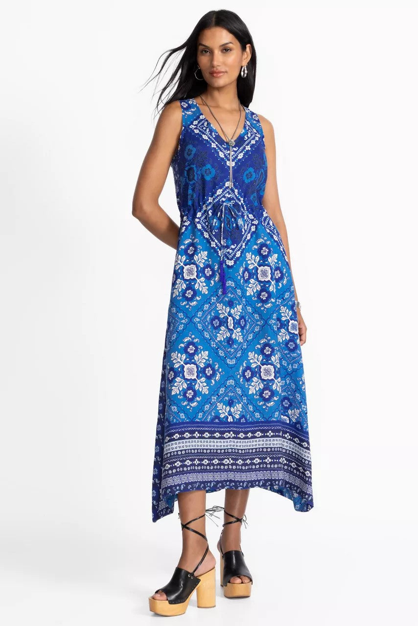 Johnny Was DRAWSTRING TANK DRESS