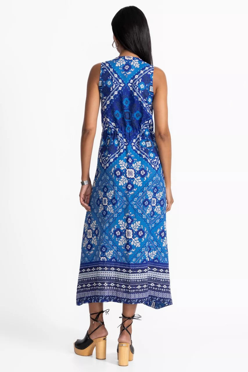 Johnny Was DRAWSTRING TANK DRESS