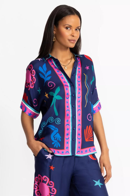 Johnny Was FERNANDA BUTTON DOWN SHIRT