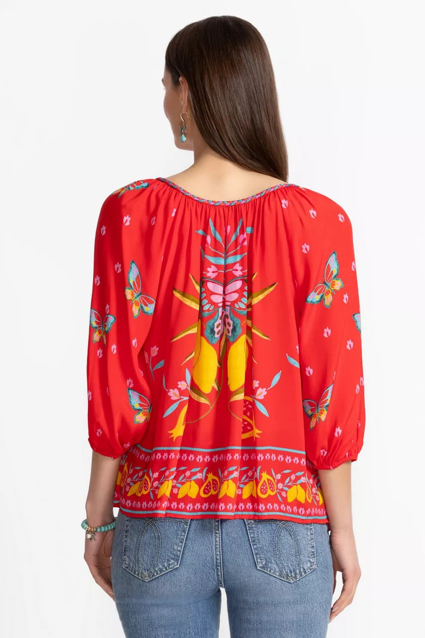Johnny Was MONACO PEASANT BLOUSE