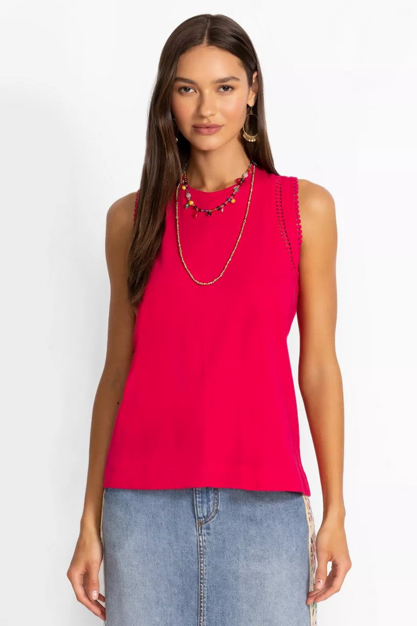 Johnny Was CROCHET CREW NECK TANK