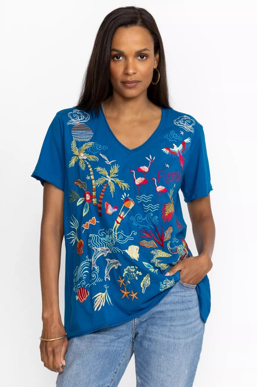 Johnny Was FLORIDA EVERYDAY TEE