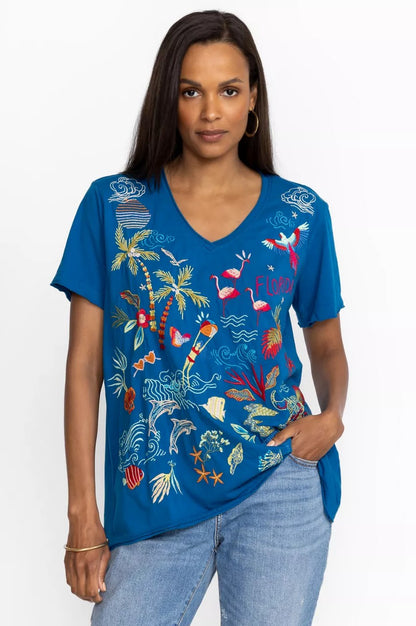 Johnny Was FLORIDA EVERYDAY TEE