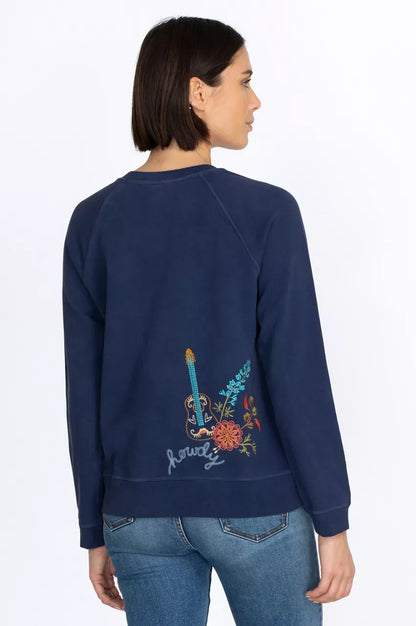 Johnny Was Texas Raglan Sweatshirt